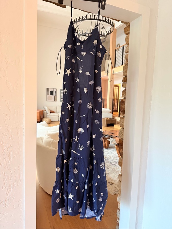 a new day Dresses & Skirts - a new day Navy Sea Life Print Maxi Dress